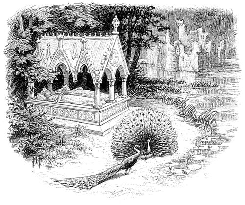 Le tombeau de la reine et de
  sa fille