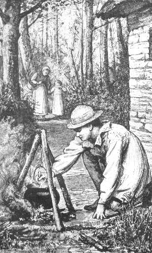 Stead Stirring the Porridge.
