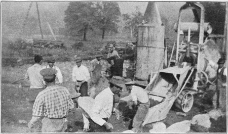 ITALIANS WORKING WITH THE MIXER ON THE MEADVILLE PIKE