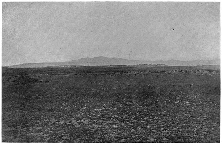 Plate III. DISTANT VIEW OF SAN MATEO MOUNTAIN (TSTSĬL), NEW MEXICO.54