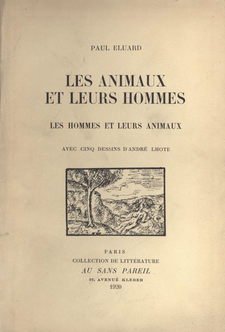 The Project Gutenberg Ebook Of Les Animaux Et Leurs Hommes Les Hommes Et Leur Animaux By Paul Eluard