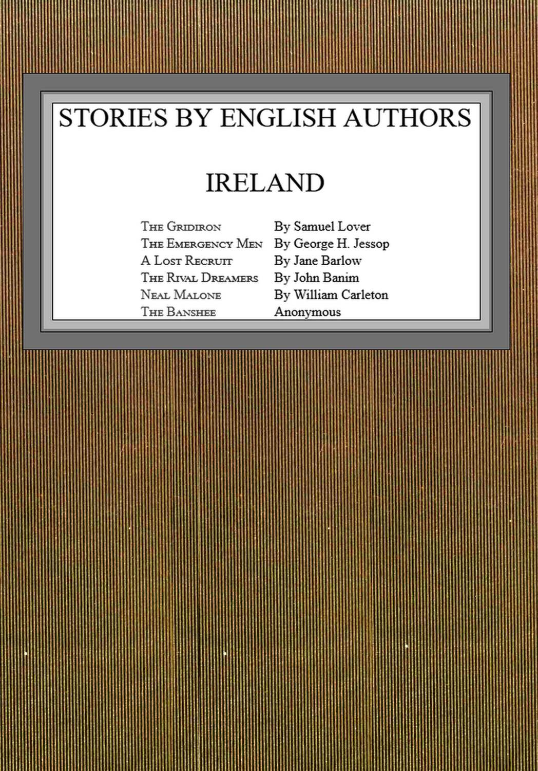 The Project Gutenberg eBook of Stories By English Authors.