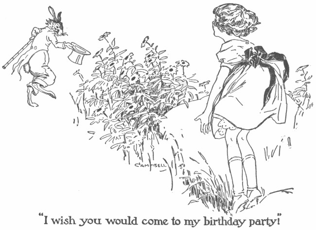 I wish you would come to my birthday party!