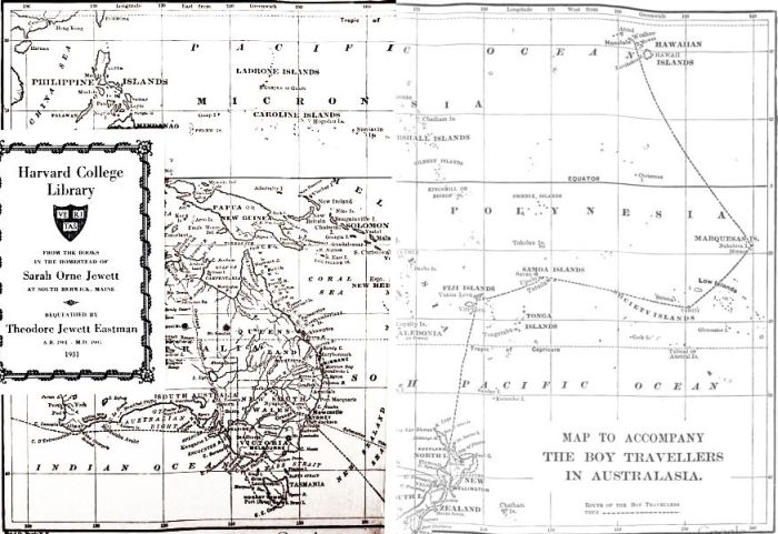 MAP TO ACCOMPANY THE BOY TRAVELLERS IN AUSTRALASIA