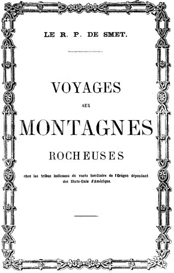 The Project Gutenberg Ebook Of Voyage Aux Montages Rocheuses