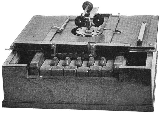 Sholes, Glidden and Soule Machine—Patent of June 23, 1868.