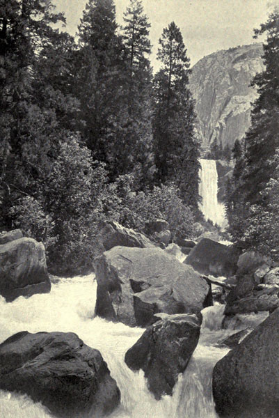 A Mountain
Stream in June (Merced Creek and Vernal Falls, Yosemite)