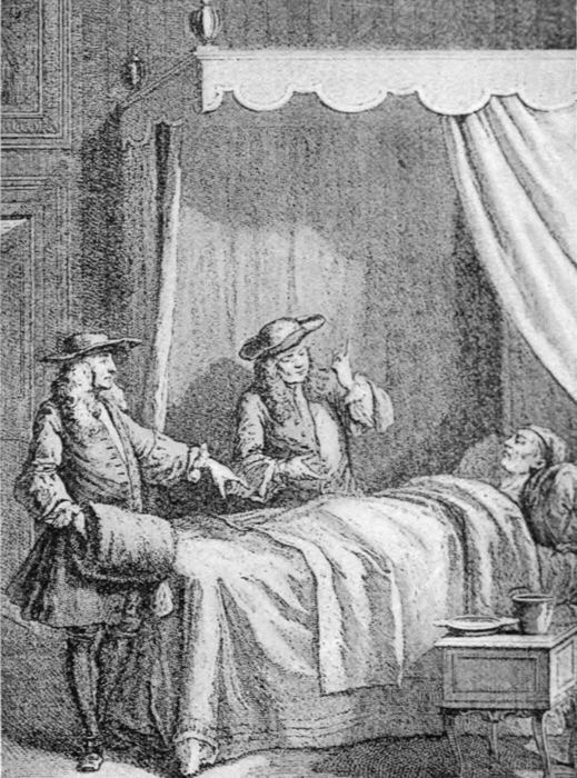 LADY PHYSICIAN TAKING PULSE OF PATIENT 1866 INVALID PRACTITIONER FEMALE DOCTOR