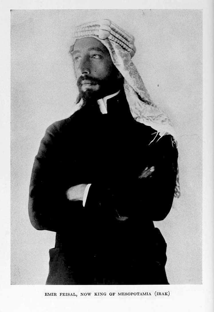 Photograph: EMIR FEISAL, NOW KING OF MESOPOTAMIA (IRAK)