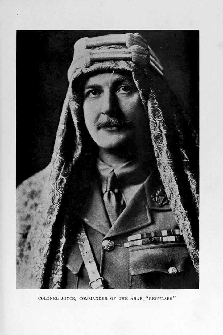 Photograph: COLONEL JOYCE, COMMANDER OF THE ARAB REGULARS