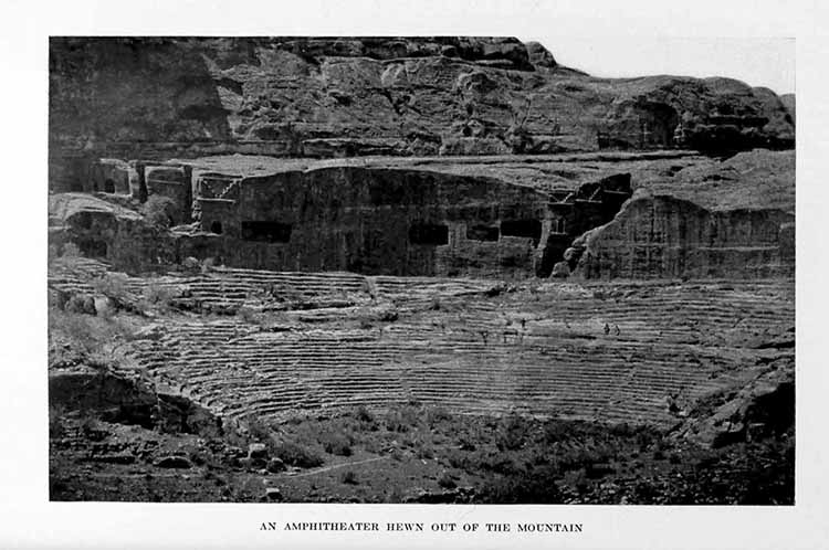 Photograph: AN AMPHITHEATER HEWN OUT OF THE MOUNTAIN