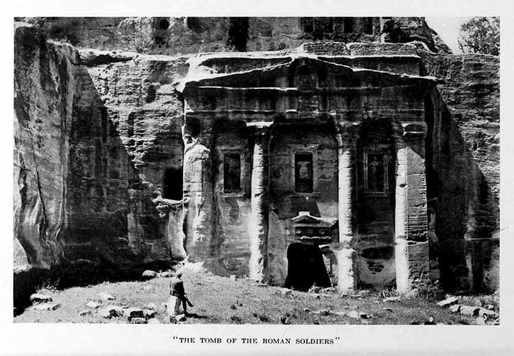 Photograph: “THE TOMB OF THE ROMAN SOLDIERS”