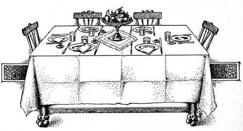 A set table