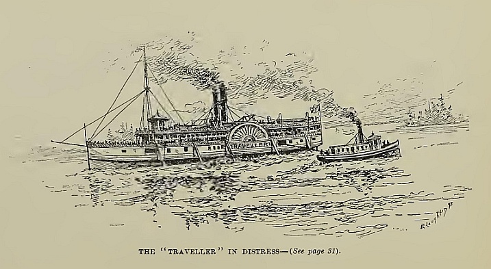 THE "TRAVELLER" IN DISTRESS