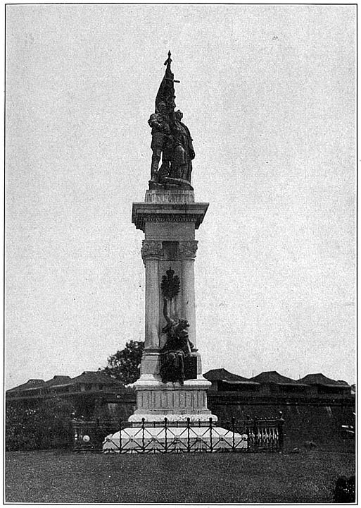 The Legaspi and Urdaneta Monument facing the Luneta, Manila
