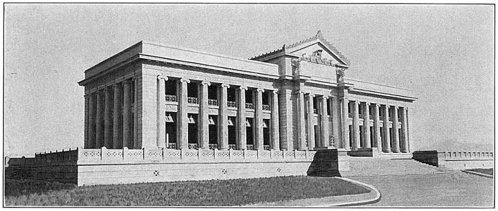 Exterior view of the Lingayen Provincial Building, Pangasinan