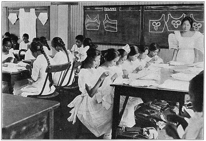 Girls Embroidery, Paco Intermediate School, Manila