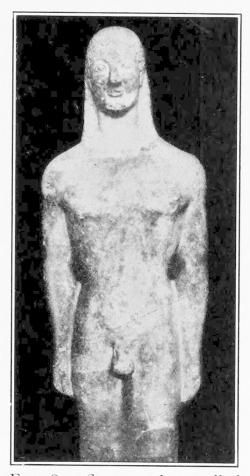 Statue of so-called
Apollo of Thera