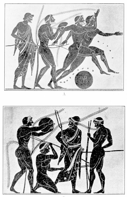 Athletic Scenes from a Bacchic Amphora