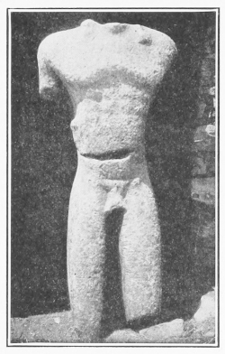 Stone Statue of the Olympic
Victor Arrhachion.