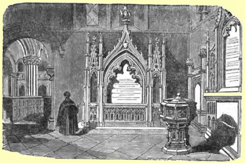 Monument to Rev. J. B. Blakeway, and North Transept