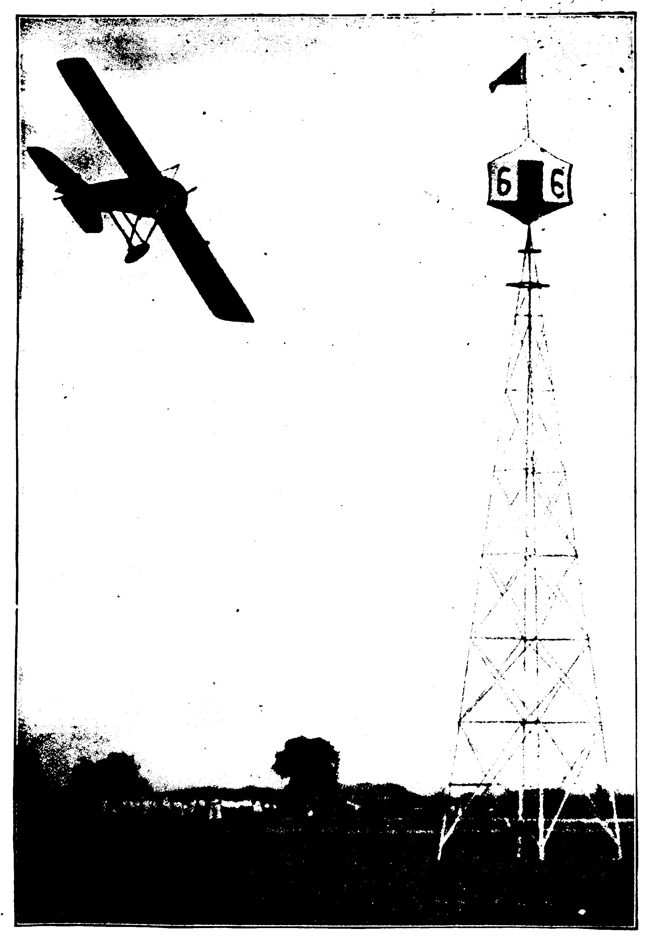 Fig. 24. A Deperdussin Monoplane Banking Around a Sharp Turn at High Speed.