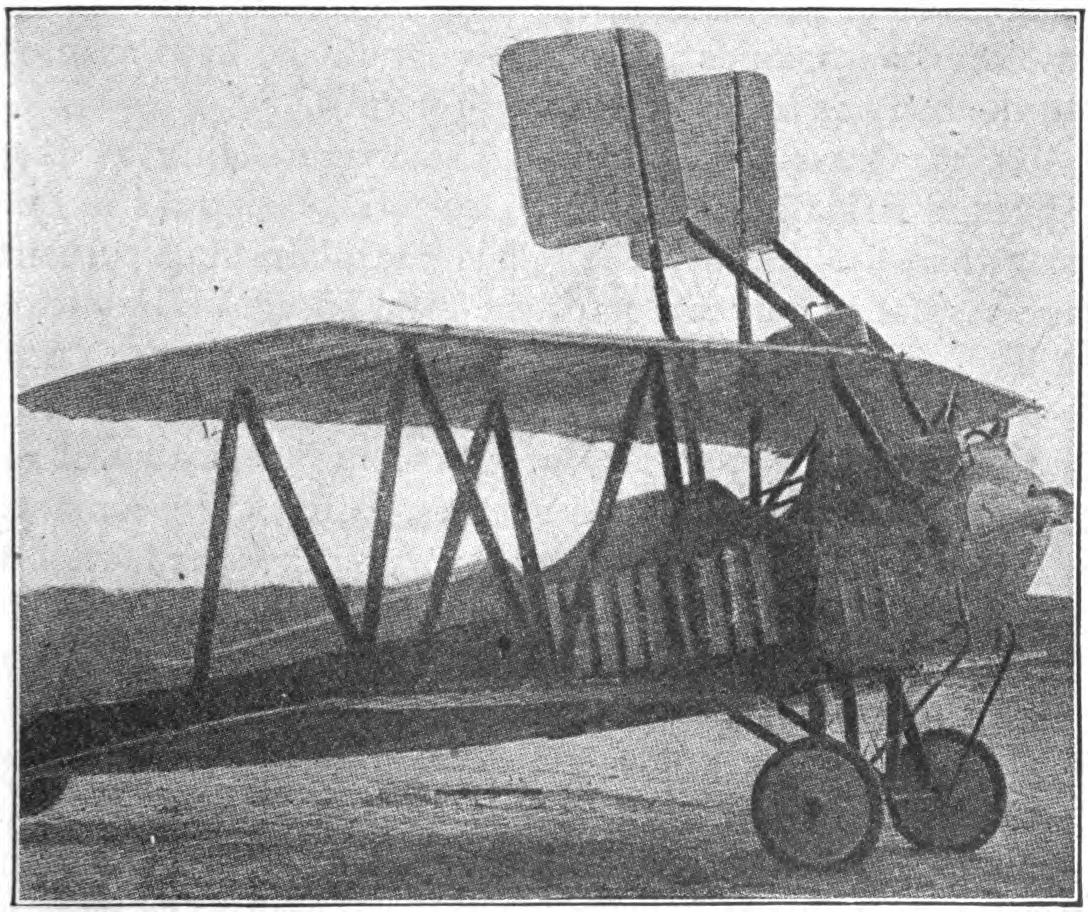 A Spanish Aeroplane Using a Peculiar Form of Upper Fin.
