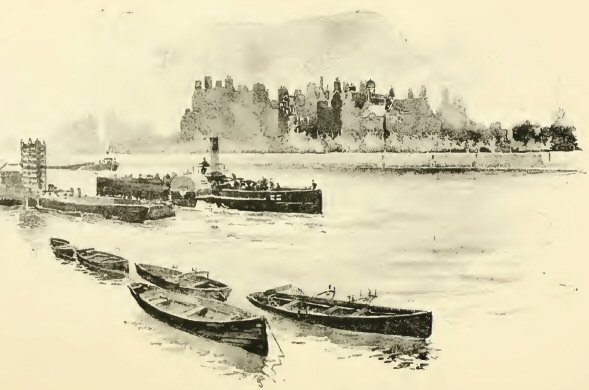 The embankment mansions from Battersea