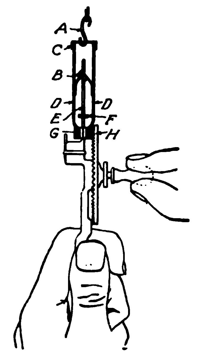 Fig. 8. Device for Winding up Rubber-Band Motors
