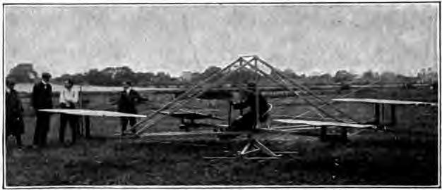 Fig. 37. Monoplane Dummy Used for Practice in Aviation School