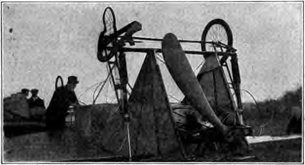 Fig. 48. View of Moisant Monoplane after a Bad Spill
