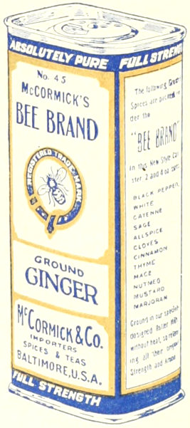 McCormick’s Bee Brand Ground Ginger