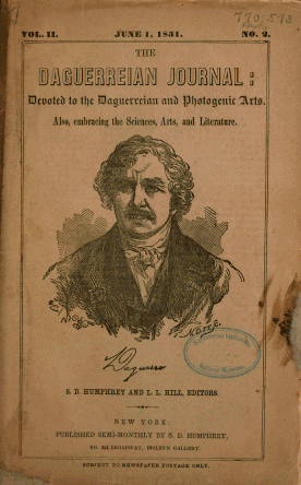 The Daguerreian Journal (V2n2), by S. D. Humphrey