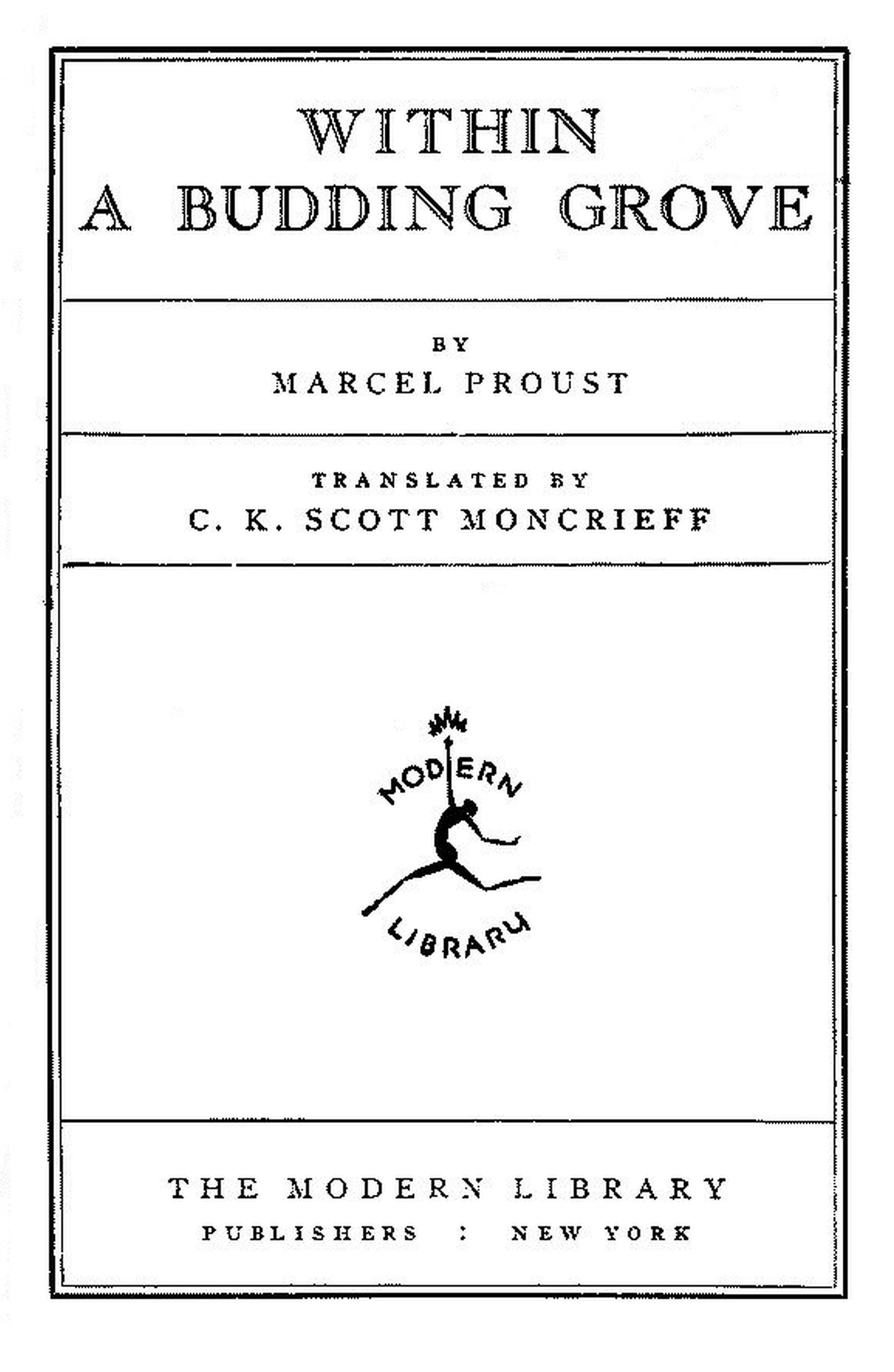 The Project Gutenberg eBook of Within a Budding Grove, by Marcel Proust.