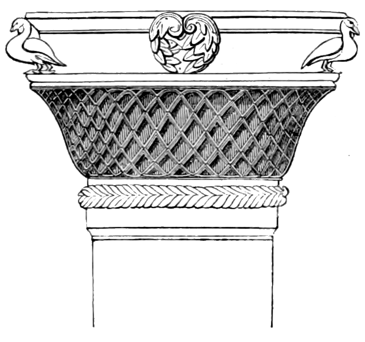 Illustration of column capital