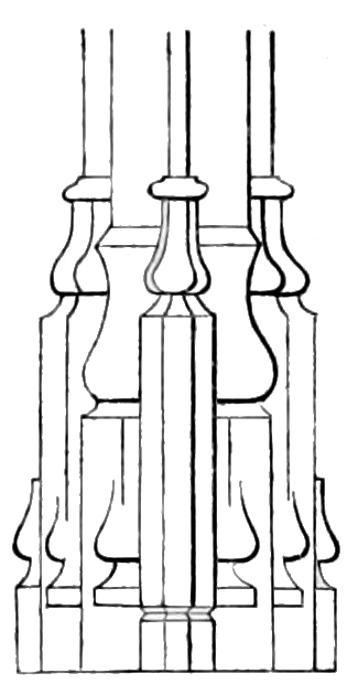 Illustration of column base