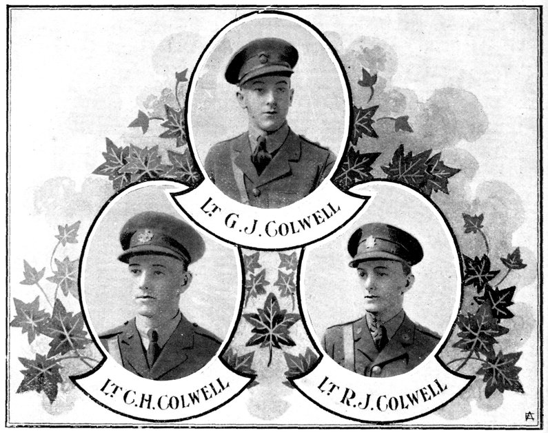 LT. G. J. COLWELL LT. C. H. COLWELL LT. R. J. COLWELL