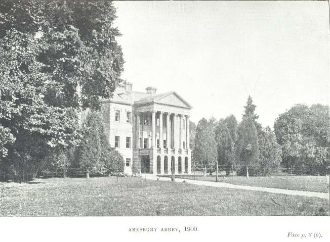 Amesbury Abbey, 1900