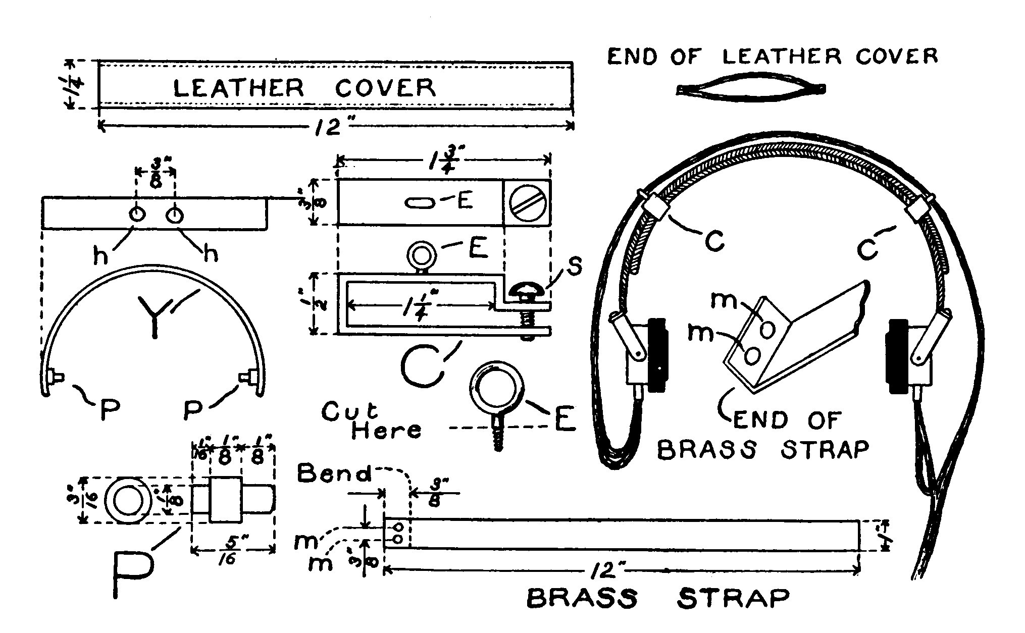 Fig. 146. Adjustable Head Band.