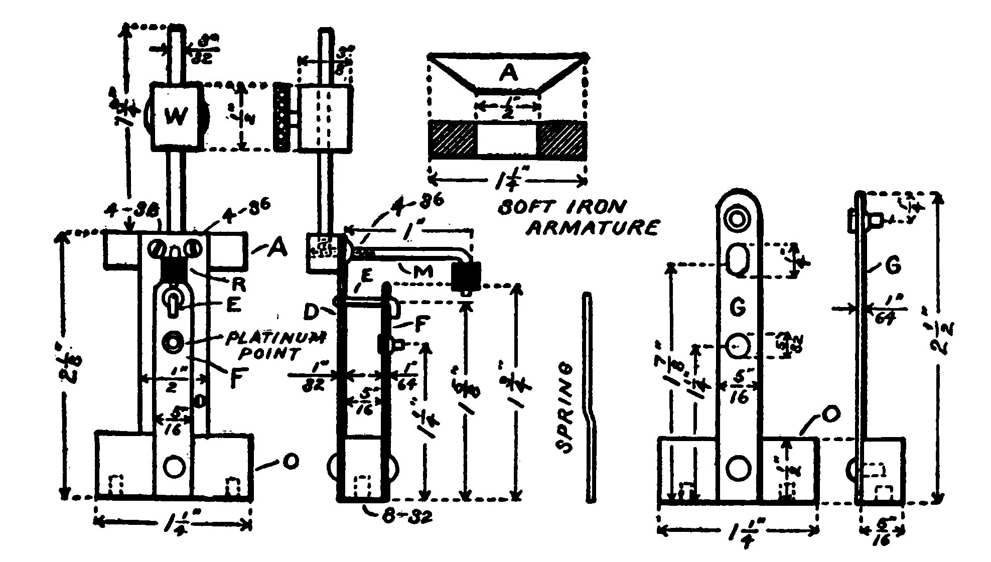 Fig. 36. Details of Moving Parts.