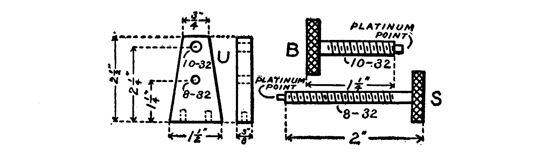 Fig. 37. Details of Standard and Screws.