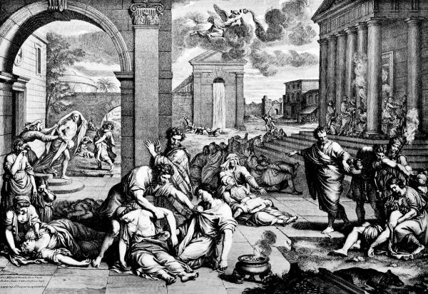 The Project Gutenberg Ebook Of Plague And Pestilence In Literature And Art By Raymond Crawfurd