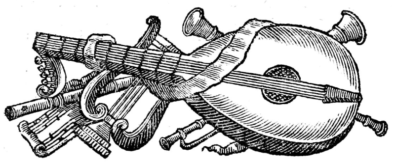an assortment of instruments