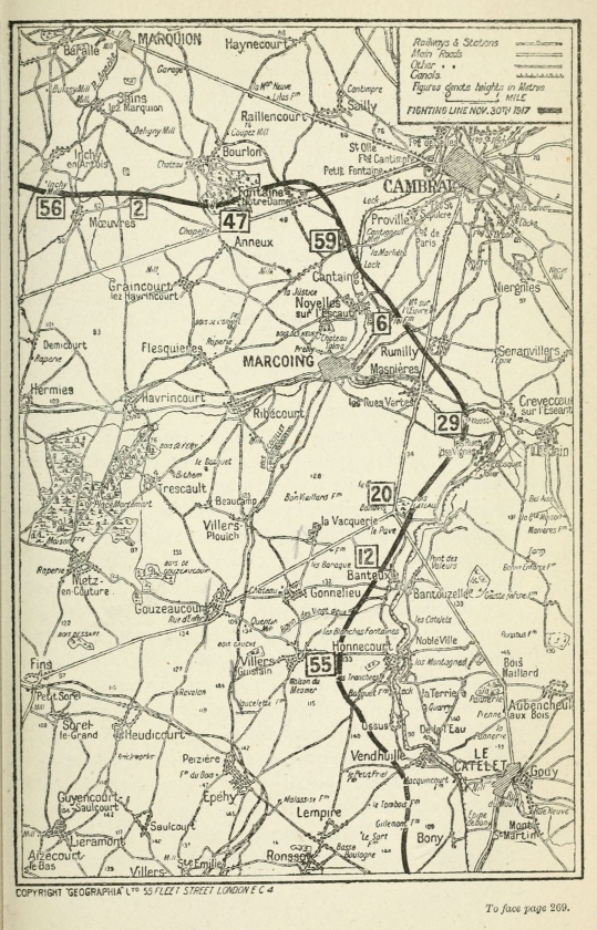 FIGHTING LINE NOV. 30th 1917