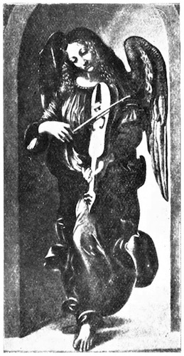 Illustration: Angel playing a Viol