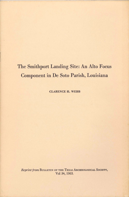 The Smithport Landing Site: An Alto Focus Component in De Soto Parish, Louisiana