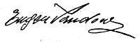 Sandow's signature