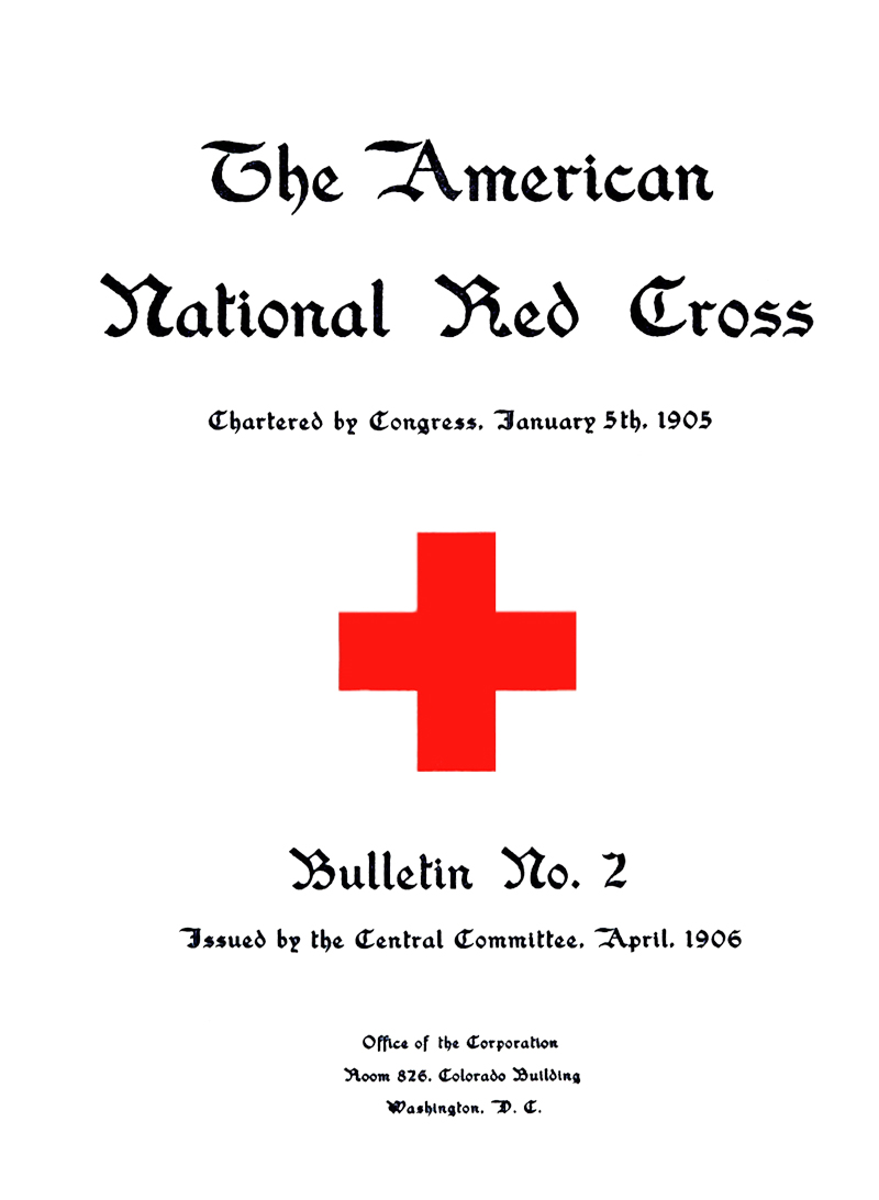 liter Tremble Præferencebehandling The American National Red Cross Bulletin (Vol. I, No. 2), by The American  National Red Cross—A Project Gutenberg eBook