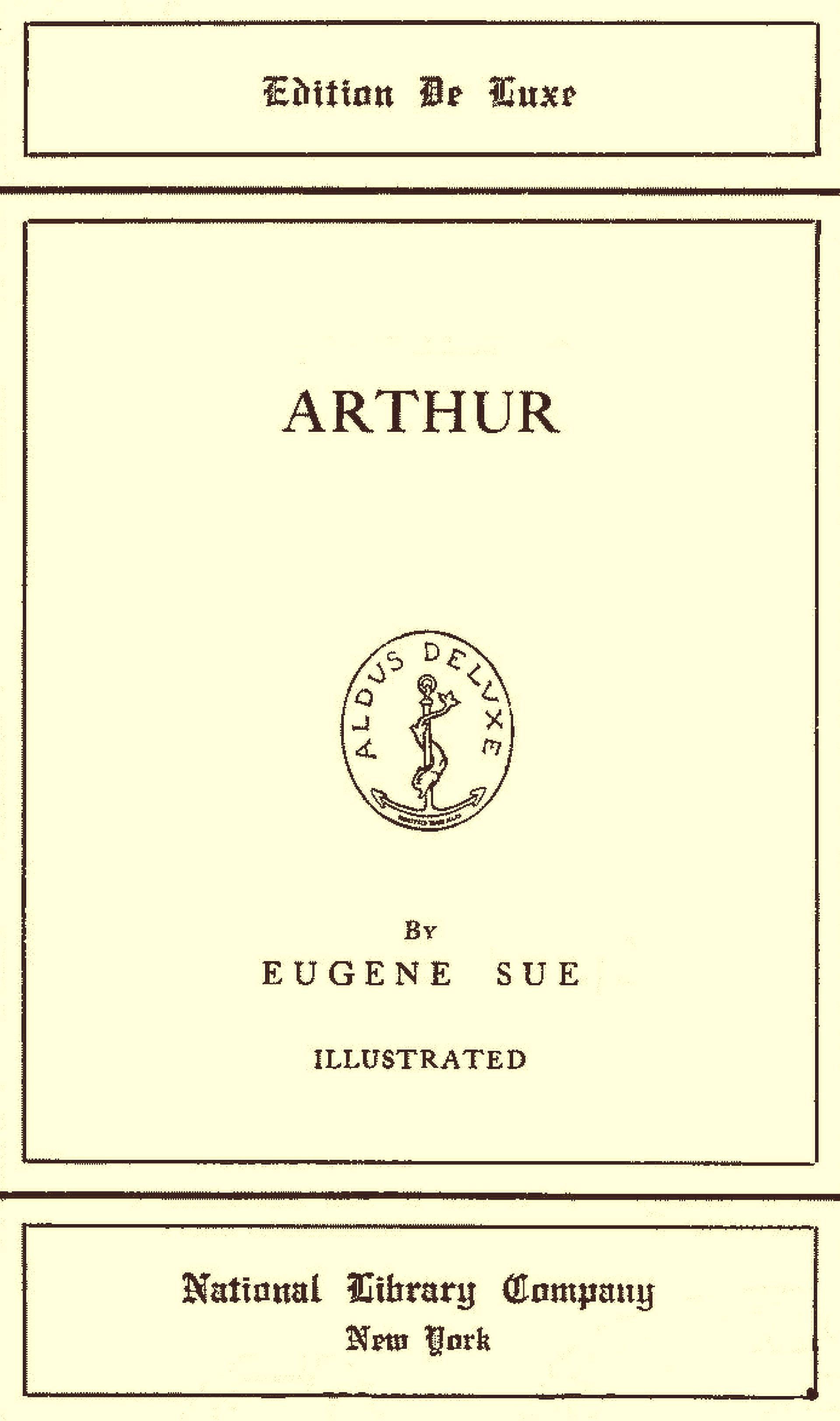 The Project Gutenberg eBook of Arthur, by Eugène Sue. image