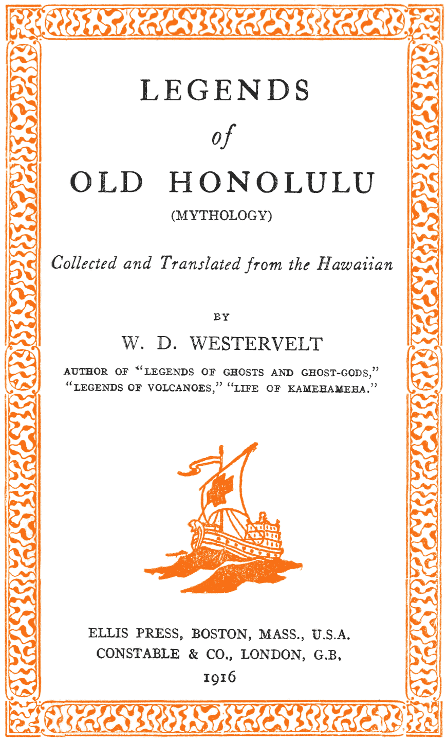 Legends of old Honolulu